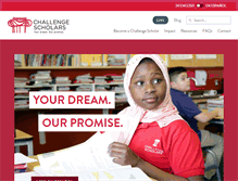 Tablet Screenshot of challengescholars.org